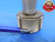 2 7/16 8 NS LEFT HAND THREAD PLUG GAGE 2.4375 GO ONLY P.D. = 2.3563 L.H. LH