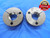 1 1/8 18 NS 3 THREAD RING GAGES 1.125 GO NO GO P.D.'S = 1.0874 & 1.0788 UNS-3