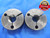 29/32 18 NS 2 THREAD RING GAGES .90625 GO NO GO P.D.'S = .8701 & .8652 UNS-2