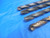 4PCS LOT OF MISCELLANEOUS USED STRAIGHT SHANK DRILL BITS VARIOUS SIZES & BRANDS