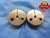 8 48 UN 2A LEFT HAND THREAD RING GAGES #8 .164 GO NO GO P.D.'S= .1496 & .1470 LH