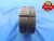 .969 32 UNS 3A LEFT HAND N05 LOCKNUT THREAD RING GAGES GO NO GO = .9487 & .9459