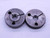 5/8 11 NC 3 THREAD RING GAGES .625 .6250 GO NO GO P.D.'S = .5660 & .5618 UNC-3 - DW3004RD