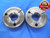 1 11/32 32 NS 2A THREAD RING GAGES 1.34375 GO NO GO P.D.'S = 1.3223 & 1.3168 - DW3196RD