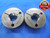 1 1/16 27 UNS 1A THREAD RING GAGES 1.0625 GO NO GO P.D.'S = 1.0372 & 1.0312 - DW3192RD