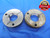 2.0793 14 UNS 3A THREAD RING GAGES 2.793 GO NO GO P.D.'S = 2.0329 & 2.0285 NS-3A - DW3348RD