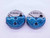 6 32 UNC 2A THREAD RING GAGES #6 .138 .1380 GO NO GO P.D.'S = .1169 & .1141 - 6322AR1