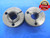 1" 9 NA 2G STUB ACME THREAD RING GAGES 1.0 GO NO GO P.D.'S = .9587 & .9427 TOOL - DW3672RD