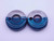 0 80 UNF 2A THREAD RING GAGES #0 .060 .0600 GO NO GO P.D.'S = .0514 & .0496 - DW4332BU