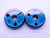 5/8 18 UNF 2A THREAD RING GAGES .625 .6250 GO NO GO P.D.'S = .5875 & .5828 CHECK - 58182AR1