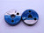 1/2 20 UNF 2A THREAD RING GAGES .5 .50 .500 GO NO GO P.D.'S = .4662 & .4619 - DW4854BU