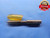 M3.5 X .6 6g METRIC SET THREAD PLUG GAGE 3.5 0.6 NO GO ONLY P.D. = .1184 CHECK - DW6129BU