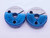 1/2 13 UNC 2A THREAD RING GAGES .5 .50 .500 GO NO GO P.D.'S = .4485 & .4435 - DW6341RD