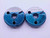 5/8 18 UNF 3A THREAD RING GAGES .625 .6250 GO NO GO P.D.'S = .5889 & .5854 CHECK - 58183AR1