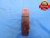 1.8690 16 UNS 3A THREAD RING GAGE 1.869 NO GO ONLY P.D. = 1.8231 NS-3A CHECK - DW6386RD