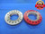 2.738 11 1/2 NS 3 THREAD RING GAGES GO NO GO P.D.'S = 2.6815 & 2.6746 UNS-3 - DW6752RD