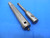 2pcs 1-1/4" x 1-9/16" & 45/64" x 1-1/4" BORING BARS HOLD 3/8" SQUARE TOOL BIT