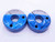 1" 12 UNF 2A THREAD RING GAGES 1.0 1.00 1.000 GO NO GO P.D.'S = .9441 & .9382 - DS0005SLRL