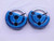 3/8 16 NC 2 THREAD RING GAGES .375 .3750 GO NO GO P.D.'S = .3344 & .3299 UNC-2 - DW8056BU
