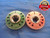 1 1/8 6 MOD ACME THREAD RING GAGES 1.125 GO NO GO P.D.'S = 1.0010 & .9767 CHECK - DW9073BU