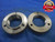 3" 8 UN 2A VERMONT THREAD RING GAGES 3.0 GO NO GO P.D.'S = 2.9162 & 2.9077 N-2A - DW9189HX