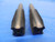 2PCS NEW GREENFIELD 11/16 11 NS HSS PLUG TAP 4 STRAIGHT FLUTE .6875 GTD GH6 H6 - MS1603BU