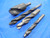 4PC LOT OF HSS COUNTERBORE STEP DRILL BITS VARIOUS SIZES FROM 9/16 TO 1 5/8 MT2 - MS2569BU