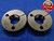 NEW 1 7/16 16 UN 2A THREAD RING GAGES 1.4375 GO NO GO P.D.'S = 1.3953 & 1.3901 - JF3888MJ