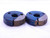 3/4 16 UNF 2A LEFT HAND THREAD RING GAGES .75 GO NO GO P.D.'S = .7079 & .7029 - DW10118BU