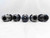 5pc LOT OF CAT40 1" ID SOLID END MILL TOOL HOLDERS 4" PROJECTION IC4V-100SH - MS2765BU