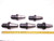 5pcs LOT OF CAT50 1" I.D. SOLID END MILL TOOL HOLDERS 1.0 4" PROJECTIONS - MS2773BU