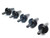 5pcs LOT OF CAT50 3/8 I.D. SOLID END MILL TOOL HOLDER .375 4 1/2 PROJECTION - MS2820BU