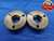 1.561 20 NS 1 LEFT HAND THREAD RING GAGES GO NO GO P.D.'S = 1.5270 & 1.5196 L.H. - DW10464RD