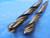 2PCS 29/32 & 61/64 HSS TWIST DRILL BITS MORSE TAPER #4 SHANK .90625 .953125 MT4 - MS3307BU
