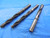 3PCS F.B. TOOLS HSS TWIST DRILL BITS 55/64" 29/32" 31/32" .859375 .90625 .96875 - MS3300BU