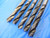 5PCS HSS TWIST DRILL BITS 27/32" 55/64" 57/64" 29/32" 59/64" HERCULES USA MADE - MS3314BU