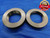 3" 8 UNC 2A SOLID THREAD RING GAGES 3.0 GO NO GO P.D.'S = 2.9162 & 2.9077 3.00 - DW10631BU
