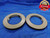 4 1/8 12 UN 2A SOLID THREAD RING GAGES 4.125 GO NO GO P.D.'S = 4.0689 & 4.0624 - DW10791BMIN