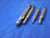 4PCS NEW HSS M2 COBALT DOUBLE ENDED END MILLS 3/16" 9/32" 5/16" 1/2" .5 .3125 - MS3853JHD