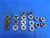 18 PC LOT OF 1" O.D. METRIC & STANDARD ADJUSTABLE SPLIT & SCREW RETHREADING DIES - JH1740LVR