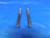 2PC GWS TOOL GROUP .240 80 NS 2A HSS PLUG TAP 4 STRAIGHT FL 29 DEG - AR0942LVR
