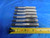 6PCS GREENFIELD 9/16 12 NC HSS PLUG TAP 4 STRAIGHT FLUTE .5625 G H3 9/16-12 GTD - AR1003LVR