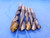 5PCS COOLANT THRU HSS TWIST DRILL BITS VARIOUS SIZES FROM 1/2 UP TO 23/32 .5 - MB1719LVR