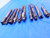 10PC LOT OF HSS STRAIGHT SHANK COUNTERBORES FOR BRIDGEPORT MILLING TOOLING - MS4807BMIN