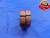 5/16 32 NEF 2A PREPLATE THREAD RING GAGES .3125 GO NO GO P.D.'S = .2896 & .2872  - DW12729LVR