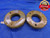 2.595 10 NS 2 THREAD RING GAGES 2.5950 GO NO GO P.D.'S = 2.5300 & 2.5237 CHECK - DW12758AL1