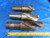 SET OF 3 2" O.D. X 1 1/2" SHANK DIA HSS TWIST DRILL BITS VARIOUS LOCS 2.0 1.5 - AR2039LVR