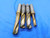 SET OF 4 CJT KOOLTWIST CARIDE TIPPED HSS DRILL BITS 5/16, 15/32, 17/32, 35/64 - MB2825HX