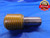 1 1/4 8 UNS 3B THREAD PLUG GAGE 1.25 GO ONLY P.D. = 1.1688 3B OR 2B 1.250 1.2500 - DW13045AK1