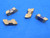 10PCS NEW SANDVIK 62JZX 4125 TiN CARBIDE THREADING INSERTS 62 JZX INDEXABLE - MS5156EY